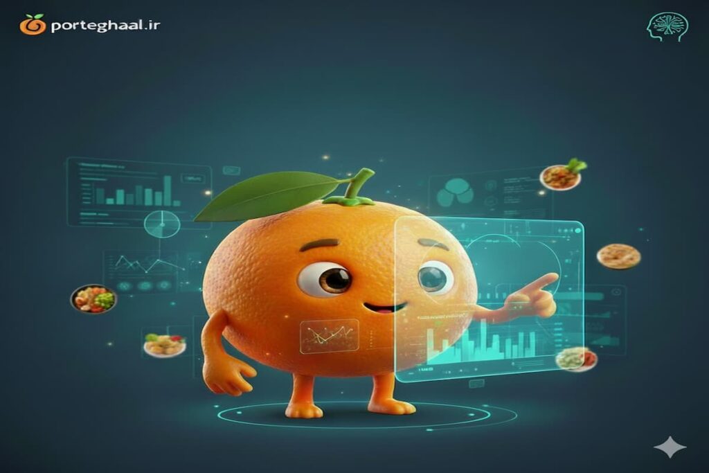 مقایسه کالری شمار پرتقال و کرفس-1